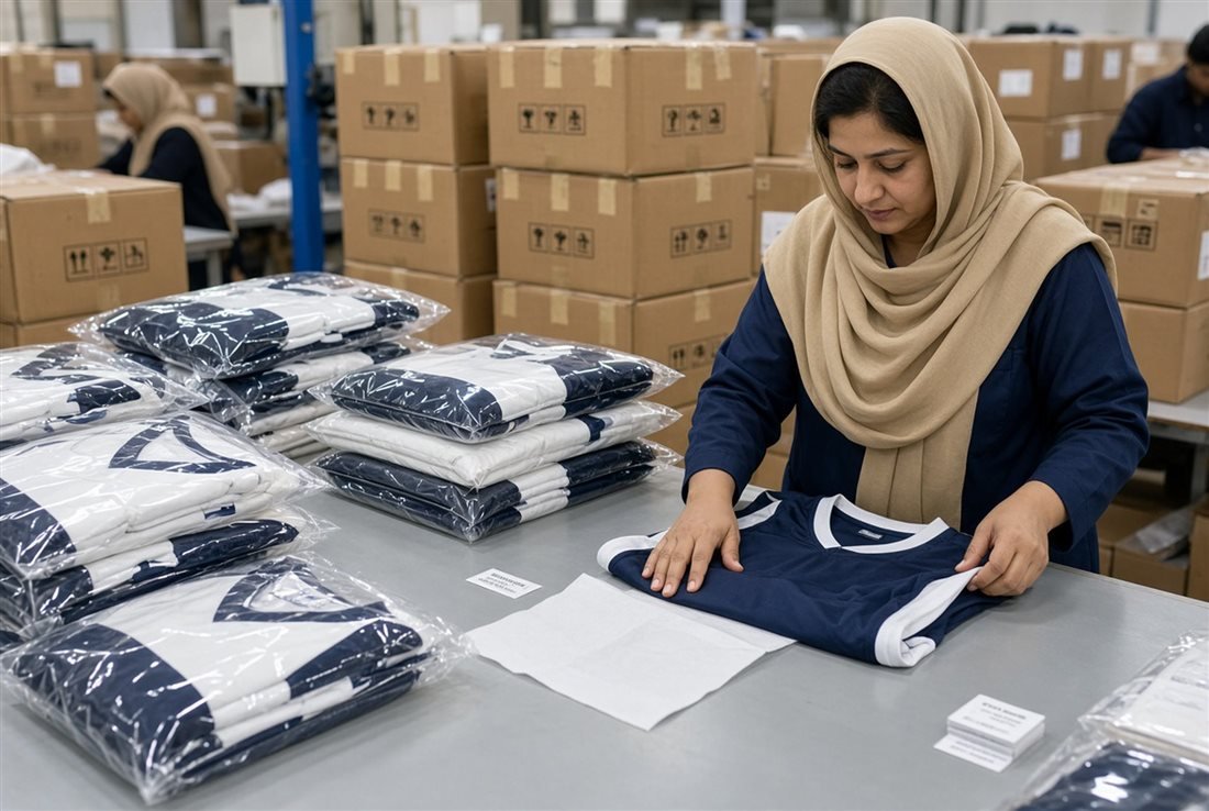 Folded garment packaging — SOHAN TRADERS